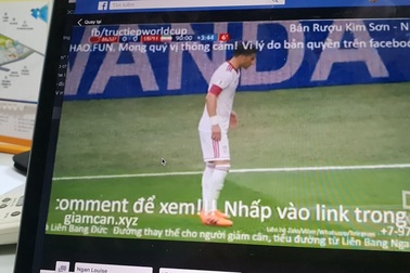 Loạn livestream vi phạm bản quyền World Cup trên internet