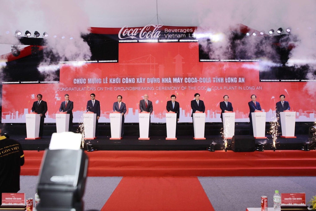 Coca-Cola khởi công xây dựng nhà máy mới tại Long An - 1 Coca-Cola khởi công xây dựng nhà máy mới tại Long An - 1