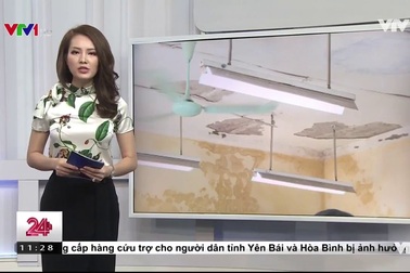 Học sinh và thầy cô sống trong lo sợ vì trường học xuống cấp