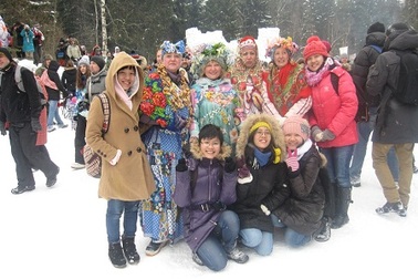 Lễ hội Tiễn mùa đông ở Nga