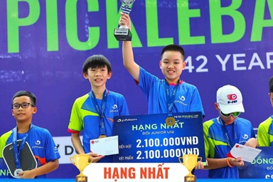 Giải đấu Pickleball giúp phát triển các tài năng nhí