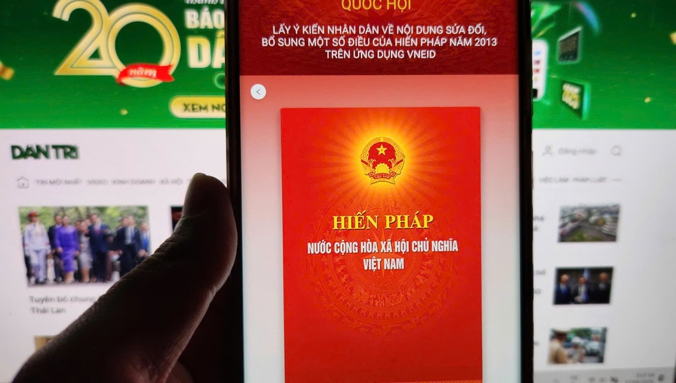 Hướng dẫn cách góp ý sửa đổi Hiến pháp thông qua ứng dụng VNeID