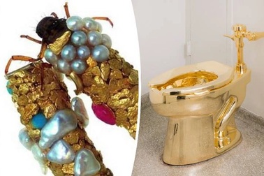 Vàng trong những thể nghiệm nghệ thuật gây sốc nhất
