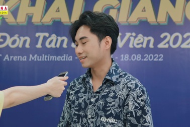 Cảm xúc của người tham dự Lễ khai giảng FPT Arena Multimedia