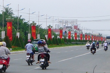 Cần Thơ trang hoàng chào mừng Đại hội Đảng