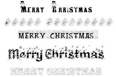 Bộ sưu tập font chữ theo phong cách Giáng sinh độc đáo