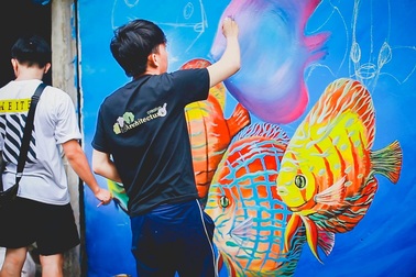 Quảng Nam: Bất ngờ trước vẻ đẹp rực rỡ của làng bích họa tại Tam Hải