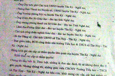 Sai phạm trong thu chi, Hiệu trưởng bị kỷ luật, giáng chức