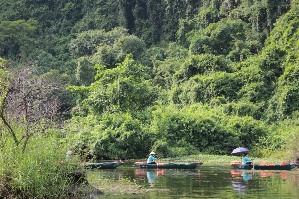 Di sản Tràng An “trong xanh mát lành” giữa trời thu làm say lòng du khách - 13 Di sản Tràng An “trong xanh mát lành” giữa trời thu làm say lòng du khách - 13