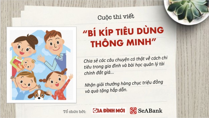 Phát động cuộc thi &quot;Bí kíp tiêu dùng thông minh&quot;- Chia sẻ cách tiêu tiền trong gia đình - Ảnh 1.