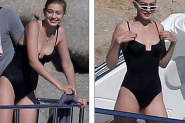 Gigi Hadid diện áo tắm liền mảnh vẫn quyến rũ