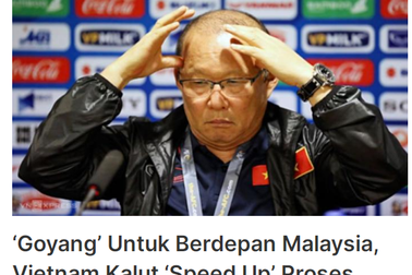 Báo Malaysia: “Đội tuyển Việt Nam đang tuyệt vọng”
