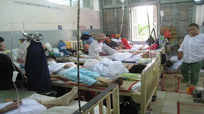giảm tải bệnh viện, nằm ghép, quá tải