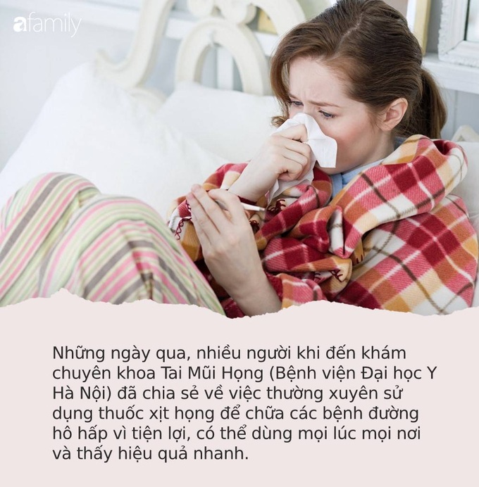 Trời lạnh, nếu dùng thuốc xịt họng để trị bệnh lý đường hô hấp bạn nhất định phải lưu ý những điều này - Ảnh 1.