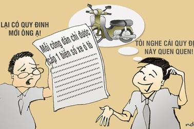 Qui định vi hiến và chuyện “cầm đèn chạy trước... luật pháp”!