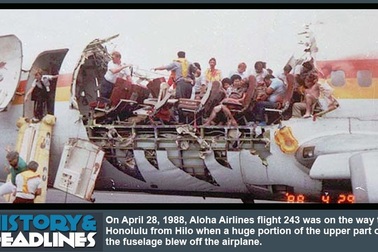 Những vụ tai nạn hi hữu khi hành khách bị hút khỏi máy bay