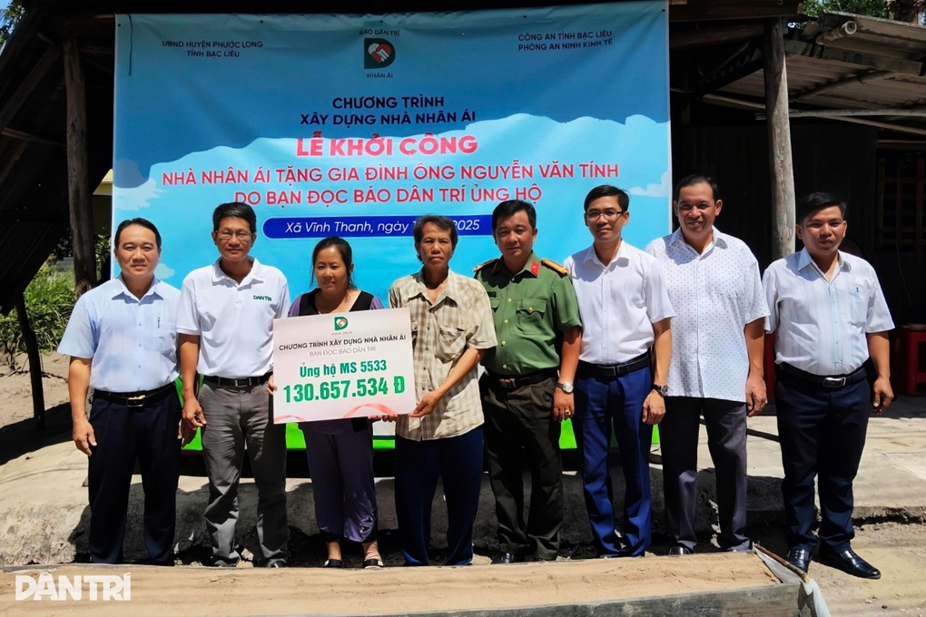 Khởi công xây nhà Nhân ái tặng gia đình khó khăn ở Bạc Liêu - 1 Khởi công xây nhà Nhân ái tặng gia đình khó khăn ở Bạc Liêu - 1