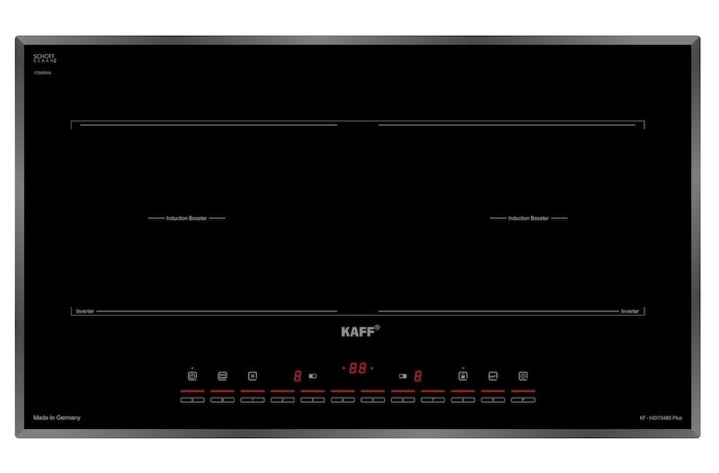 Bếp từ đôi Kaff KF-HID7348II Plus kiểu sáng tối giản, tính năng hiện đại