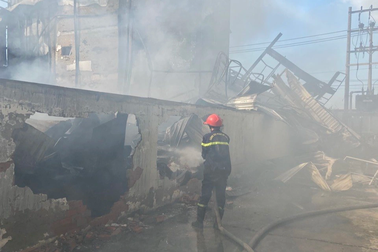 Tìm thấy bộ xương nghi là công nhân mất tích trong vụ cháy ở Long An