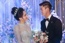 Ánh mắt "tình bể bình" Duy Mạnh dành cho cô dâu khiến bao fan nữ hâm mộ