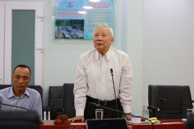 GS.TSKH Hồ Sĩ Thoảng cho biết cần có cơ chế thu hút và giữ chân nhân lực giỏi trong lĩnh vực lọc hóa dầu.