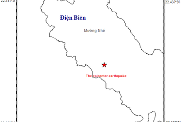 Động đất 3,2 độ richter tại Điện Biên