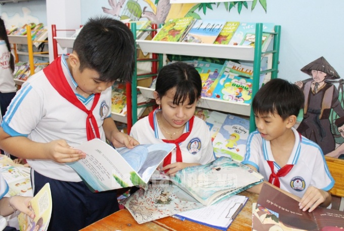 Mô hình Thư viện thân thiện của Trường Tiểu học Minh Trí, TP. Trà Vinh.