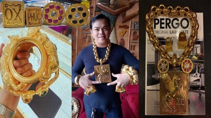 Tại sao không muốn đeo vàng nhưng Phúc XO lại đeo nhiều vàng trên người như vậy? - Ảnh 1. Tại sao không muốn đeo vàng nhưng Phúc XO lại đeo nhiều vàng trên người như vậy? - Ảnh 1.