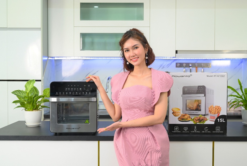 Diễn viên Hương Giang, Thanh Hương chọn nồi chiên không dầu Rowanto cho gian bếp - 2 Diễn viên Hương Giang, Thanh Hương chọn nồi chiên không dầu Rowanto cho gian bếp - 2