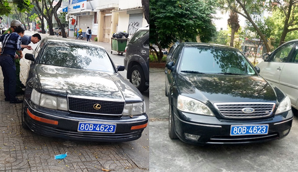 Tạm giữ xe Lexus giả mạo biển số của Báo Thanh tra - 2 Tạm giữ xe Lexus giả mạo biển số của Báo Thanh tra - 2