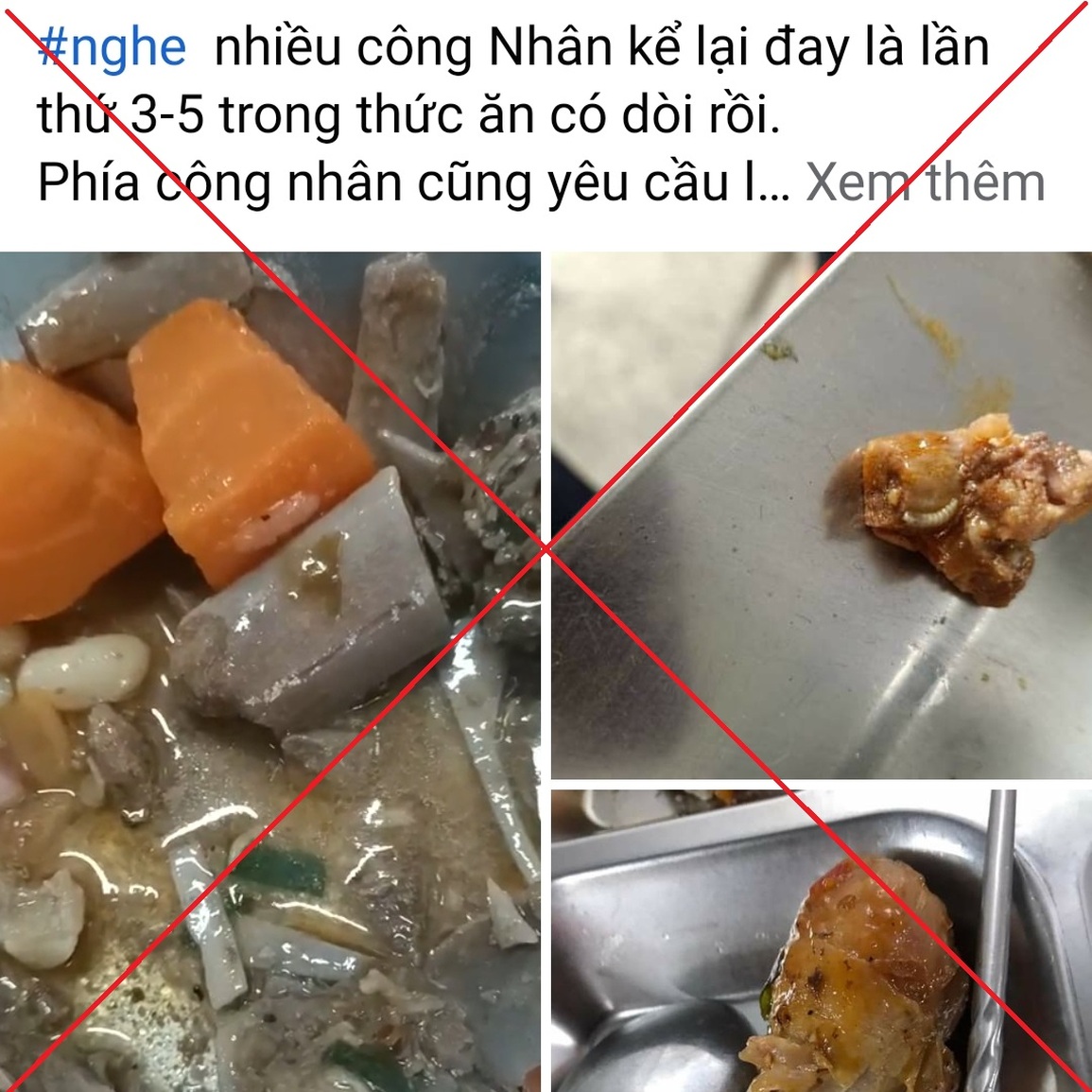 Điều tra người tung tin có dòi trong thức ăn của công nhân - 2 Điều tra người tung tin có dòi trong thức ăn của công nhân - 2