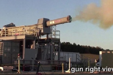 Hải quân Mỹ thử nghiệm súng điện từ bắn đạn bay 7.200km/h