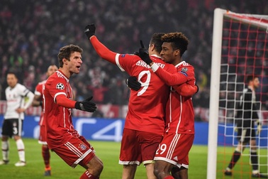 Đại thắng 5-0 Besiktas, Bayern Munich nắm chắc vé vào vòng tứ kết
