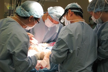 Bệnh nhân Huỳnh Lệ Hoa đã được phẫu thuật khối u