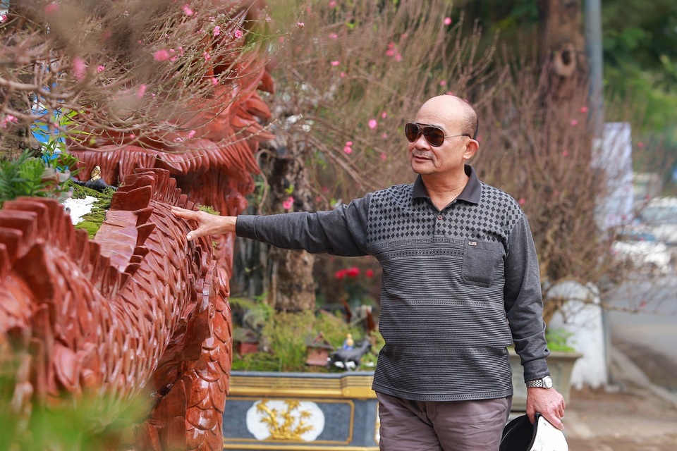 Chậu đào “khổng lồ” hình rồng ôm núi giá 1 tỷ đồng ở Hà Nội có gì đặc biệt? - 11 Chậu đào “khổng lồ” hình rồng ôm núi giá 1 tỷ đồng ở Hà Nội có gì đặc biệt? - 11