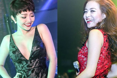 Tóc Tiên, Hoàng Thùy Linh khoe vẻ đẹp bốc lửa