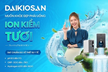Điện máy Chợ Lớn phân phối máy lọc nước ion kiềm tươi Daikiosan