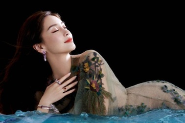 Angelababy bị nghi kéo chân trong bức ảnh chụp cùng con trai