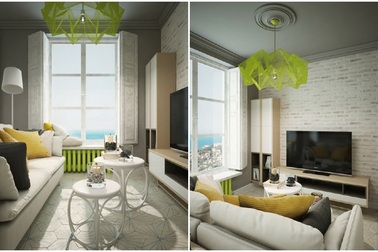 Căn hộ "nhỏ nhưng chất" với gam màu neon