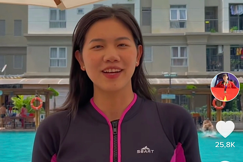 Bất ngờ nhan sắc xinh đẹp của tiểu tiên cá Ánh Viên sau khi giải nghệ - 1