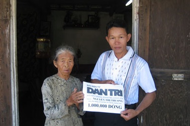 Nhờ các nhà hảo tâm tôi sẽ có một vụ mùa bội thu