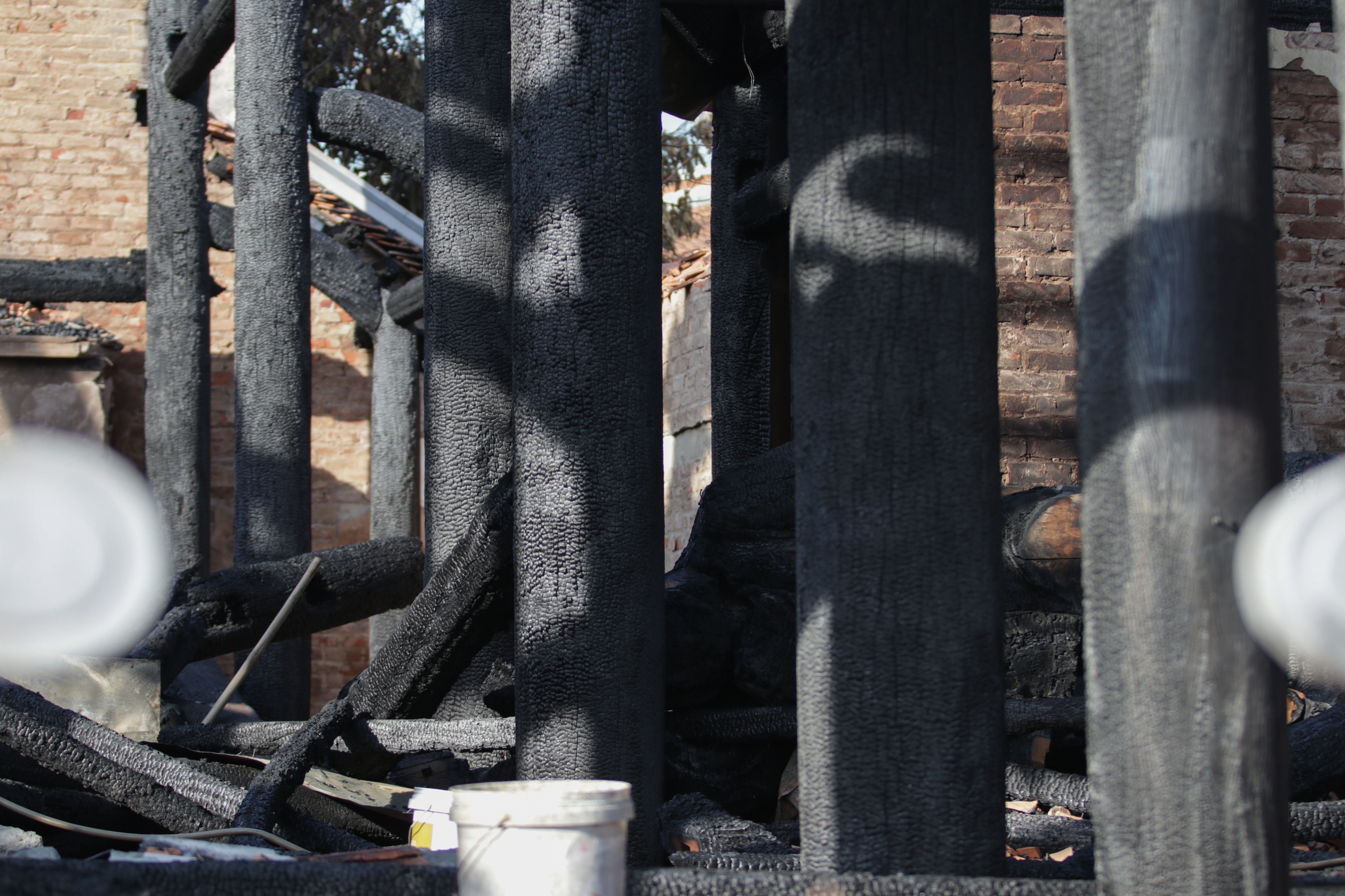 Hà Nội: Ngôi Tam bảo bằng gỗ lim hàng chục tỷ hóa than sau đêm hỏa hoạn - 14