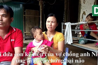 Cám cảnh đôi vợ chồng nghèo nuôi 3 đứa con thơ bại não