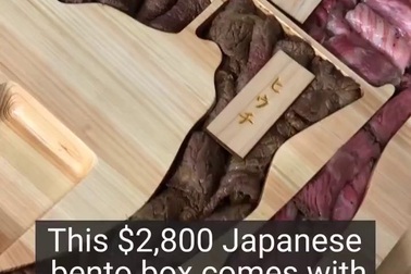 Có gì đặc sắc bên trong hộp cơm thịt bò giá hơn 60 triệu đồng?