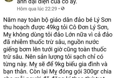 Quảng Ngãi: "Vàng trắng" lại lao đao vì thông tin vô căn cứ