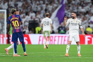 Cầu thủ Barcelona và Real Madrid xô xát, Lamine Yamal hứng chịu chỉ trích