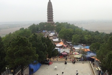 Hàng nghìn du khách về chùa Phật Tích dự hội Khán hoa mẫu đơn