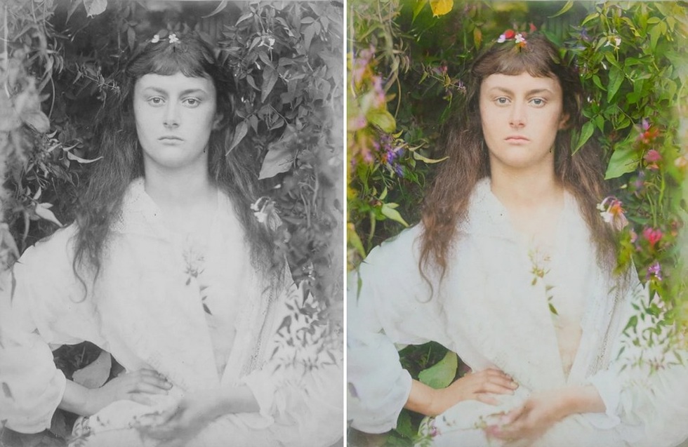 Một vài hình ảnh cũ đen trắng và sau khi được Palette tô màu.