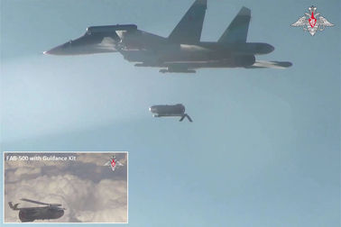 Nga lần đầu công bố video dùng "siêu bom" FAB-3000 ở Ukraine