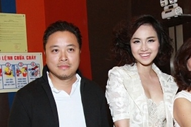 Victor Vũ tháp tùng Đinh Ngọc Diệp ra mắt phim